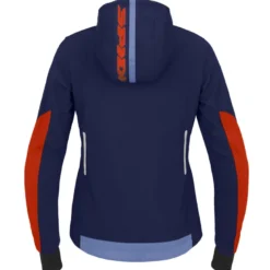 Kurtka tekstylna damska SPIDI HOODIE ARMOR LIGHT LADY NAVY/RED granatowy czerwony