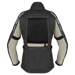 Kurtka tekstylna damska SPIDI 4 SEASON V3 LADY MUD czarny beżowy