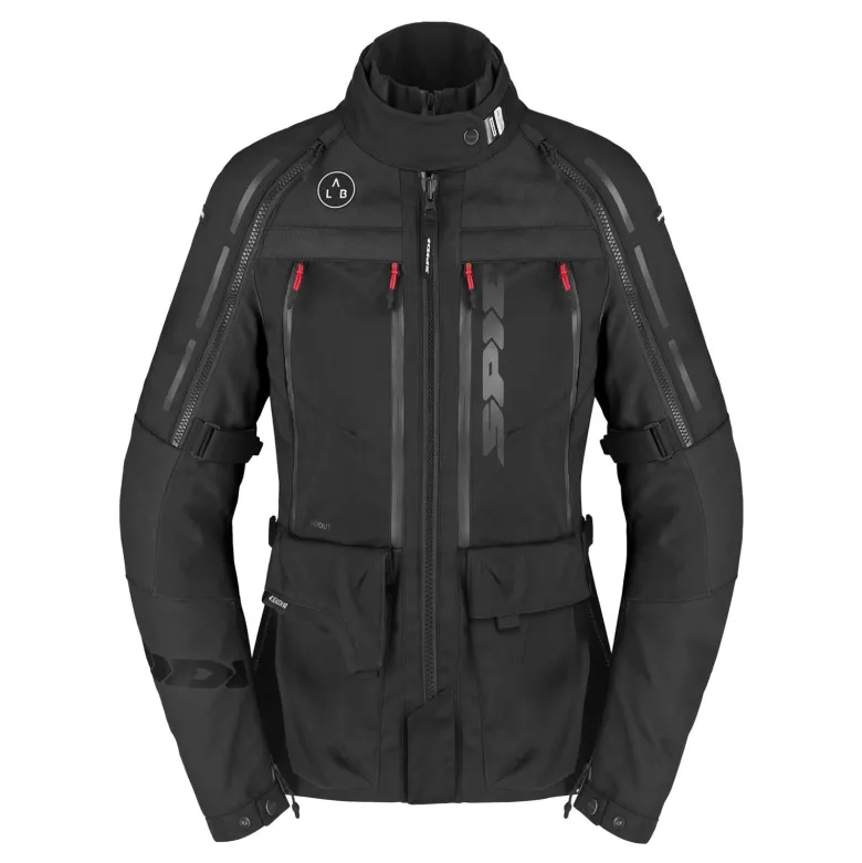 Kurtka tekstylna damska SPIDI 4 SEASON V3 LADY BLACK czarny