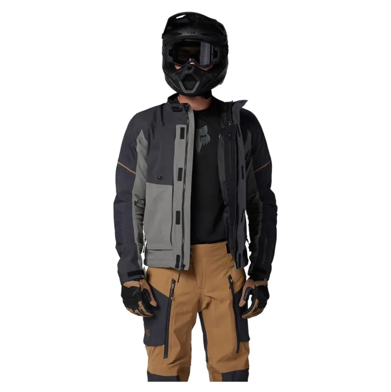 Kurtka tekstylna FOX RANGER GORE-TEX ADV PEWTER szary czarny