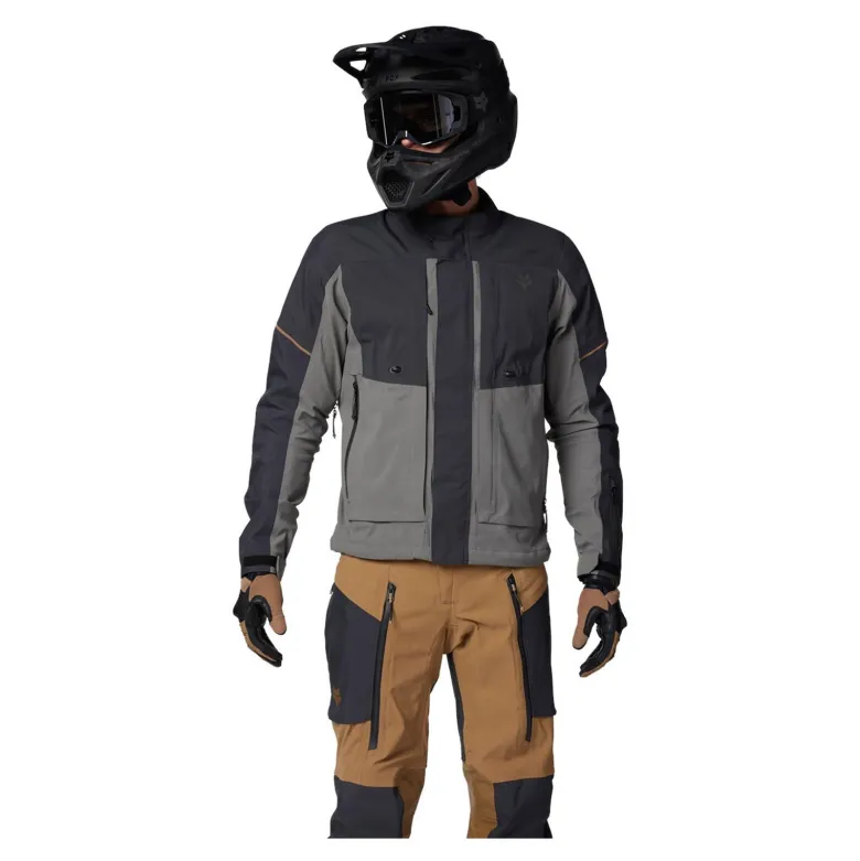 Kurtka tekstylna FOX RANGER GORE-TEX ADV PEWTER szary czarny