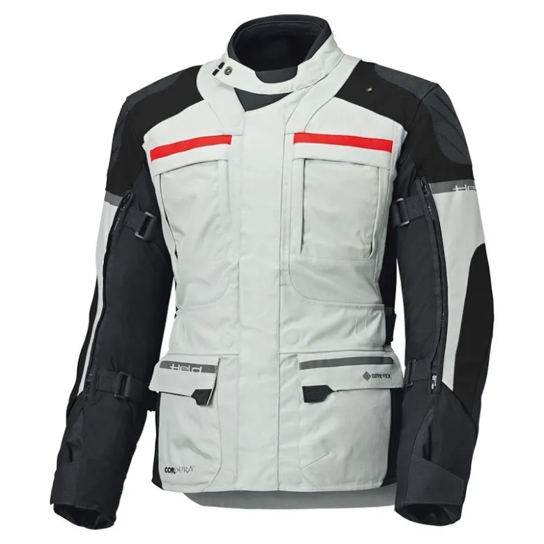 Kurtka tekstylna HELD CARESE 3 GREY/BLACK szary czarny