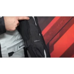 Kurtka tekstylna HELD CARESE EVO GORE-TEX GREY/RED szary czarny czerwony