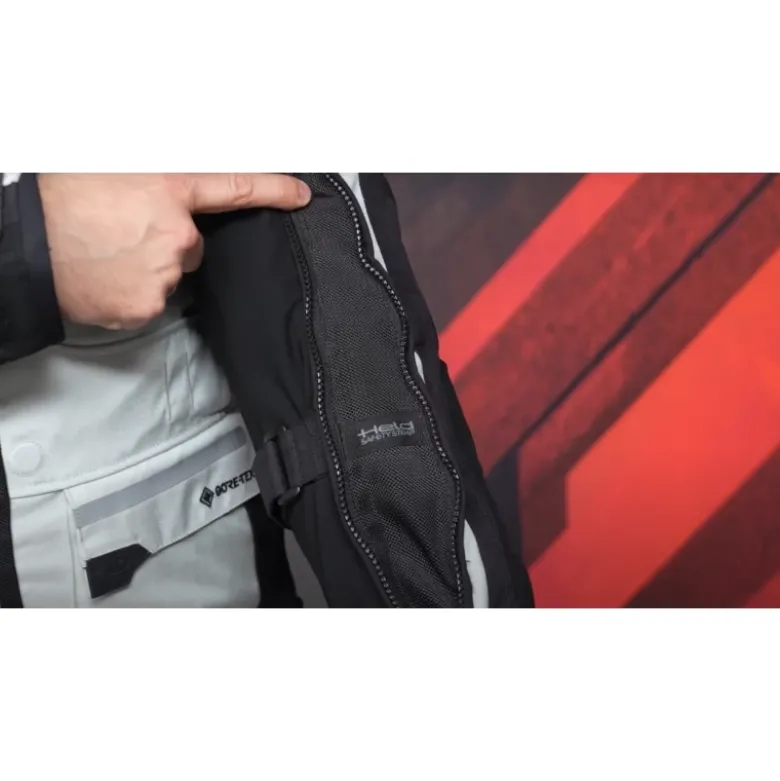 Kurtka tekstylna HELD CARESE EVO GORE-TEX GREY/RED szary czarny czerwony