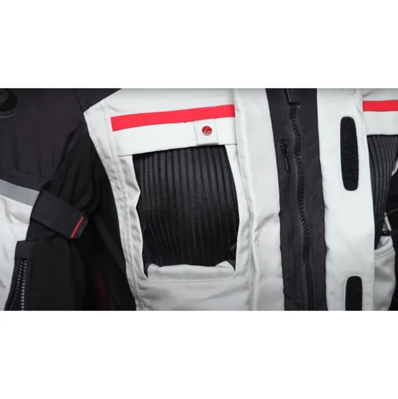 Kurtka tekstylna HELD CARESE EVO GORE-TEX GREY/RED szary czarny czerwony
