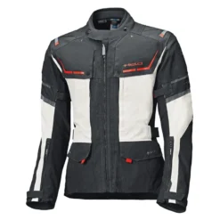 Kurtka tekstylna HELD KARAKUM GREY/BLACK czarny szary czerwony