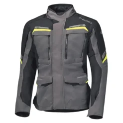 Kurtka tekstylna HELD LONBORG TOP ANTHRACITE grafitowy żółty fluo