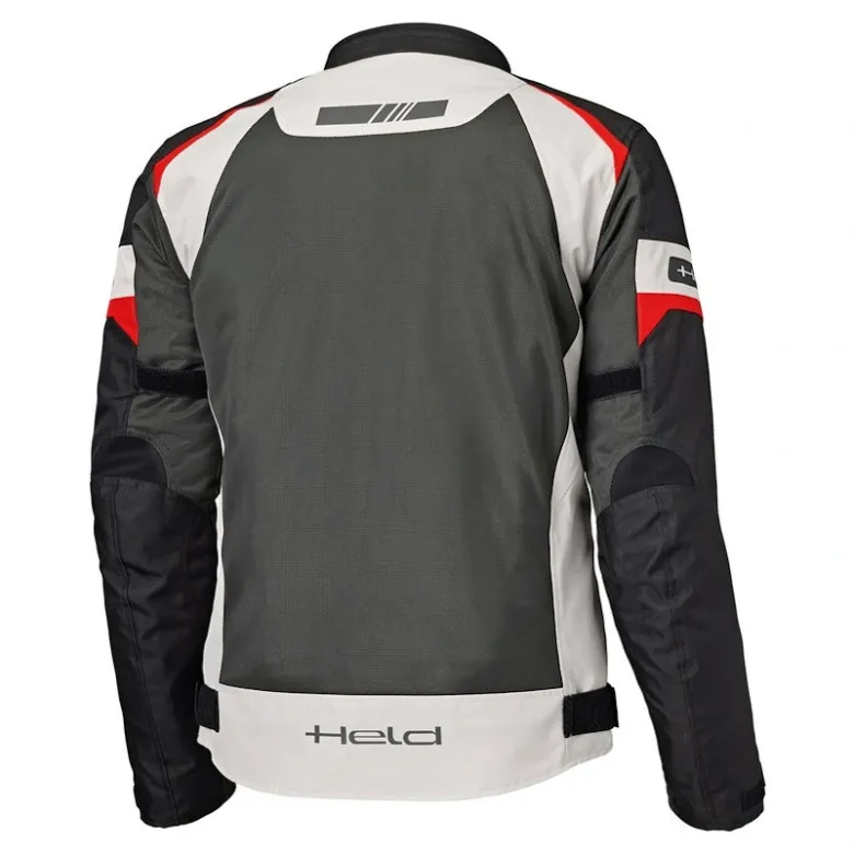 Kurtka tekstylna HELD TROPIC 4 GREY/RED szary czerwony