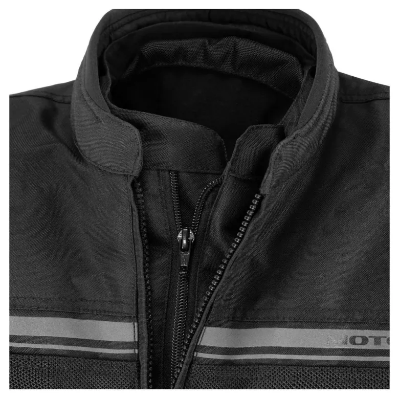 Kurtka tekstylna MOTOID STELVIO BLACK czarny