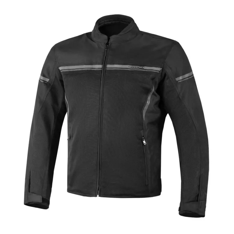 Kurtka tekstylna MOTOID STELVIO BLACK czarny