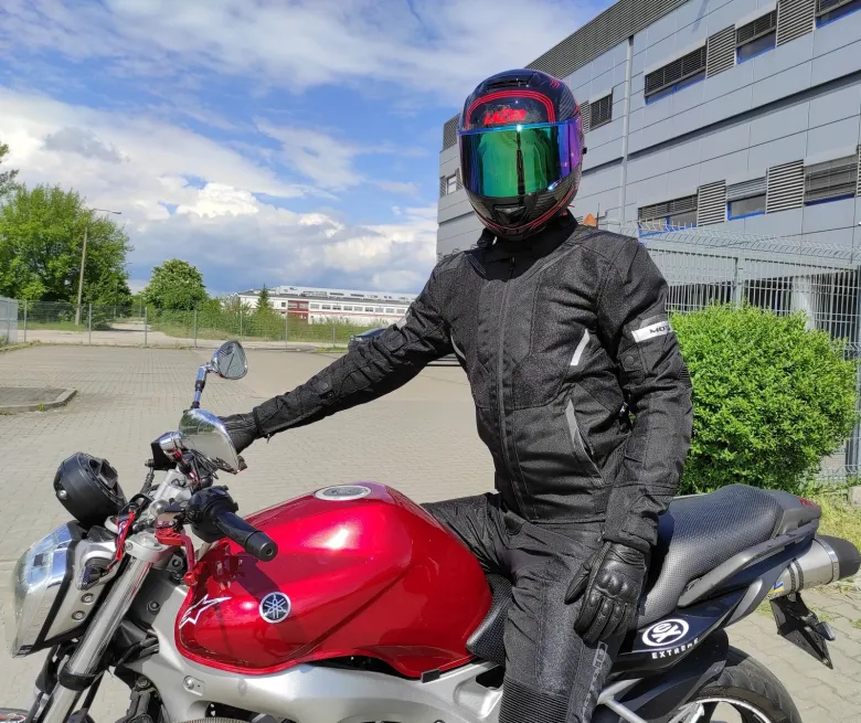 Kurtka tekstylna MOTOID VERTEX MESH BLACK czarny
