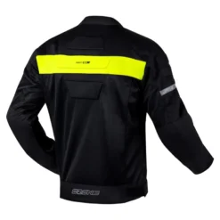 Kurtka tekstylna OZONE DART BLACK/FLO YELLOW czarny żółty fluo