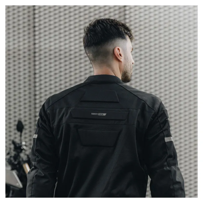 Kurtka tekstylna OZONE DART BLACK czarny