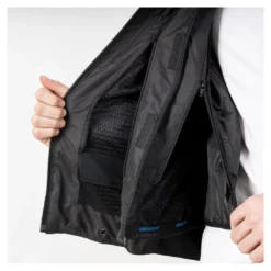Kurtka tekstylna OZONE FLOW BLACK czarny
