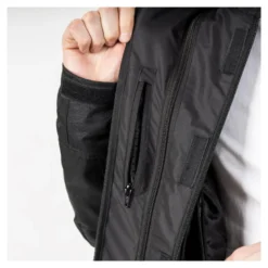 Kurtka tekstylna OZONE FLOW BLACK czarny