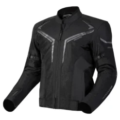 Kurtka tekstylna OZONE FLOW BLACK czarny