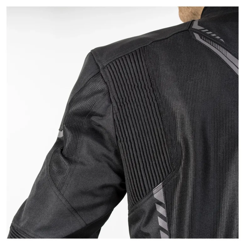 Kurtka tekstylna OZONE FLOW BLACK czarny