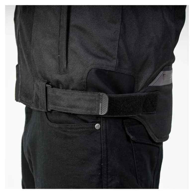 Kurtka tekstylna OZONE FLOW BLACK czarny