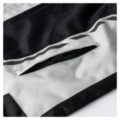 Kurtka tekstylna OZONE JET II ICE/BLACK/FLUO YELLOW szary żółty fluo czarny
