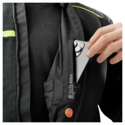 Kurtka tekstylna OZONE NEO AIR BLACK/FLO YELLOW czarny żółty fluo