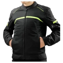 Kurtka tekstylna OZONE NEO AIR BLACK/FLO YELLOW czarny żółty fluo