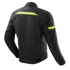 Kurtka tekstylna OZONE NEO BLACK/FLO YELLOW czarny żółty fluo