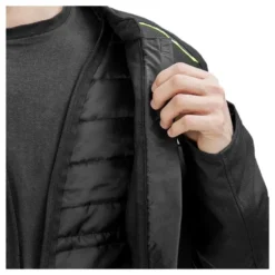 Kurtka tekstylna OZONE NEO BLACK/FLO YELLOW czarny żółty fluo