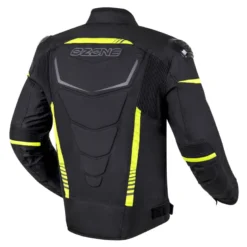 Kurtka tekstylna OZONE PULSE BLACK/FLO YELLOW czarny żółty fluo