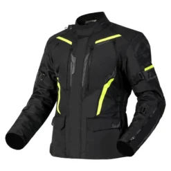 Kurtka tekstylna OZONE TOUR III BLACK/FLUO YELLOW czarny żółty fluo
