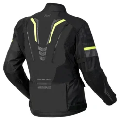 Kurtka tekstylna OZONE TOUR III BLACK/FLUO YELLOW czarny żółty fluo