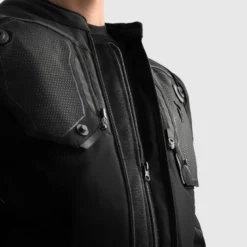 Kurtka tekstylna REBELHORN BORG II BLACK czarny