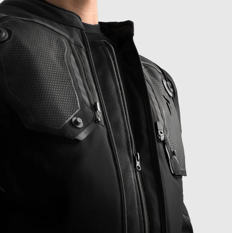 Kurtka tekstylna REBELHORN BORG II BLACK czarny