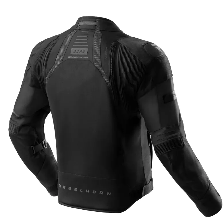 Kurtka tekstylna REBELHORN BORG II BLACK czarny