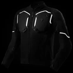 Kurtka tekstylna REBELHORN BORG II BLACK czarny