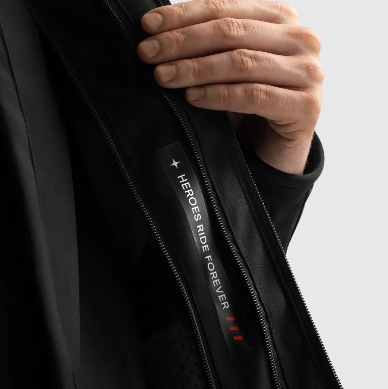 Kurtka tekstylna REBELHORN BORG II BLACK czarny