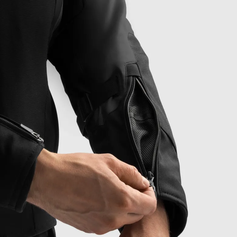Kurtka tekstylna REBELHORN BORG II BLACK czarny