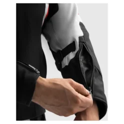 Kurtka tekstylna REBELHORN BORG II BLACK/GREY/RED czarny szary czerwony