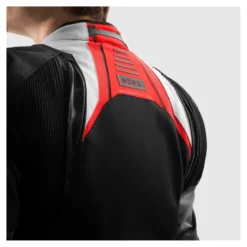 Kurtka tekstylna REBELHORN BORG II BLACK/GREY/RED czarny szary czerwony