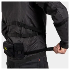 Kurtka tekstylna REBELHORN BRUTALE DARK GREY/BLACK/FLO YELLOW czarny szary żółty fluo