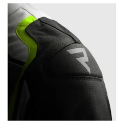 Kurtka tekstylna REBELHORN BORG II BLACK/GREY/FLUO YELLOW czarny szary żółty fluo