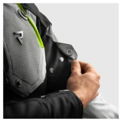 Kurtka tekstylna REBELHORN BORG II BLACK/GREY/FLUO YELLOW czarny szary żółty fluo