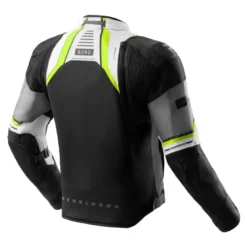 Kurtka tekstylna REBELHORN BORG II BLACK/GREY/FLUO YELLOW czarny szary żółty fluo