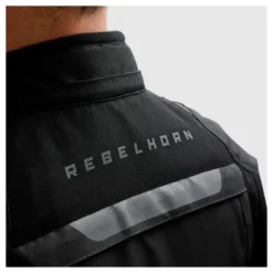 Kurtka tekstylna REBELHORN CUBBY V BLACK czarny