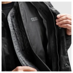 Kurtka tekstylna REBELHORN CUBBY V BLACK czarny