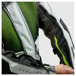 Kurtka tekstylna REBELHORN CUBBY V BLACK/GREY/FLUO YELLOW czarny szary żółty fluo