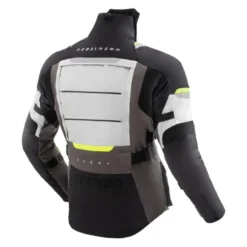 Kurtka tekstylna REBELHORN CUBBY V BLACK/GREY/FLUO YELLOW czarny szary żółty fluo