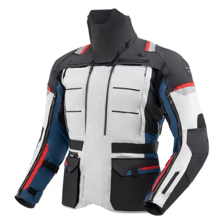 Kurtka tekstylna REBELHORN CUBBY V BLUE/GREY/RED niebieski szary czerwony czarny