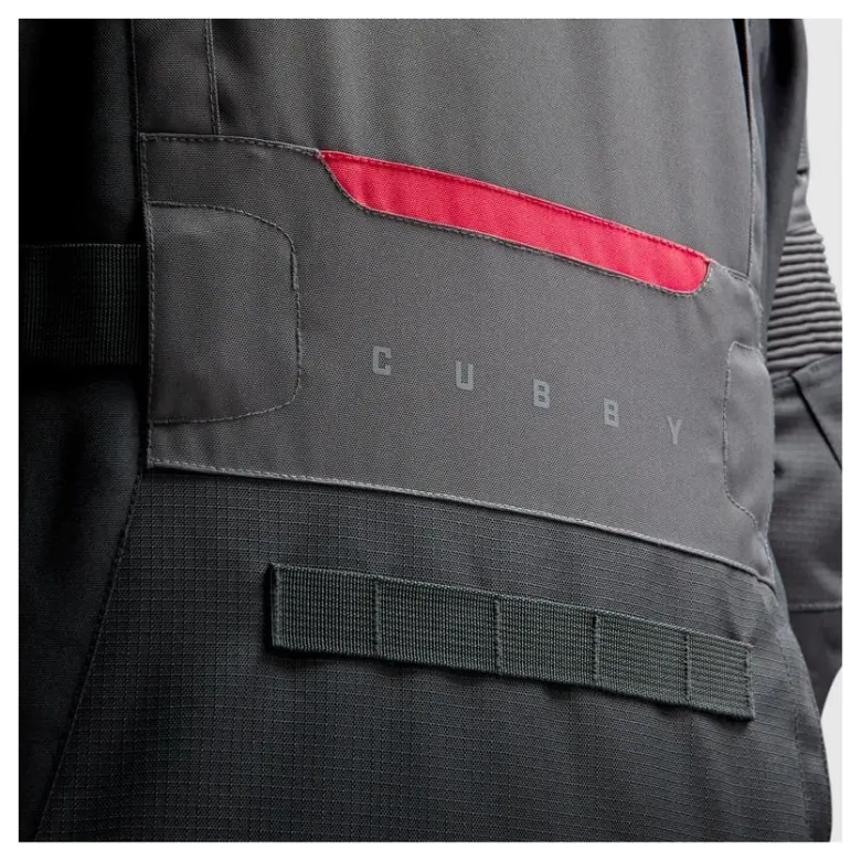 Kurtka tekstylna REBELHORN CUBBY V BLACK/ANTHRACITE/RED czarny grafitowy czerwony