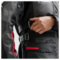 Kurtka tekstylna REBELHORN CUBBY V BLACK/ANTHRACITE/RED czarny grafitowy czerwony