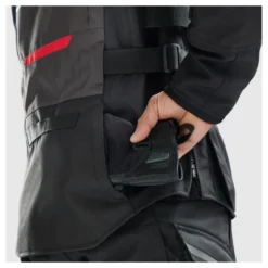 Kurtka tekstylna REBELHORN CUBBY V BLACK/ANTHRACITE/RED czarny grafitowy czerwony